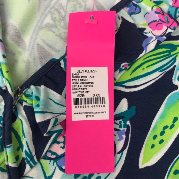 LILLY PULITZER Jessalynne Romper Sway This Way - Picture 8 of 14